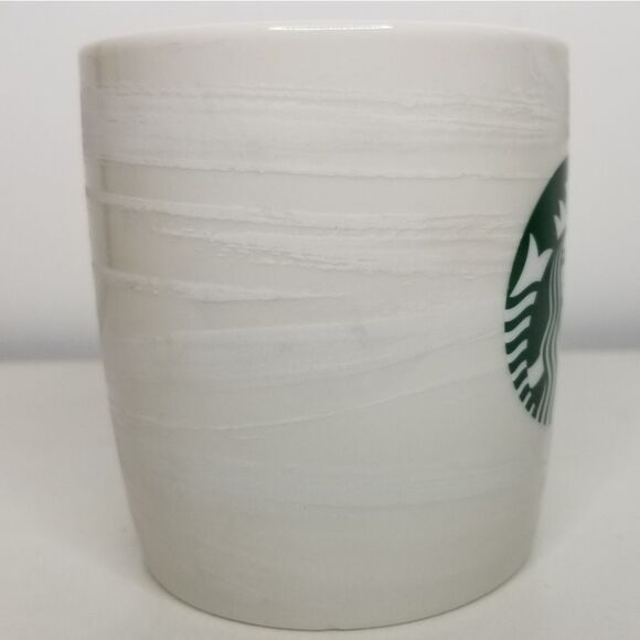 Starbucks 2020 Winter Mug White on White Swirl New Bone China 12fl oz‎ - Picture 3 of 9